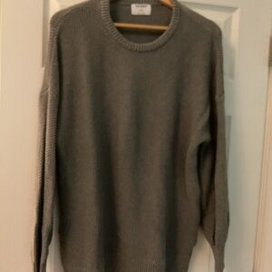 Women’s Premium Gray Crewneck Sweater